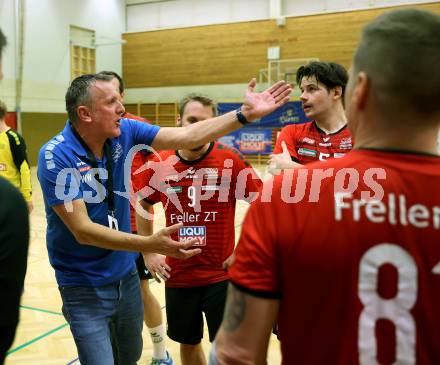 Handball. Cup. SVVW Klagenfurt gegen SC Ferlach.   Trainer Wischounig Wolfgang  (Klagenfurt), Klagenfurt, am 5.11.2022.
Foto: Kuess


---
pressefotos, pressefotografie, kuess, qs, qspictures, sport, bild, bilder, bilddatenbank