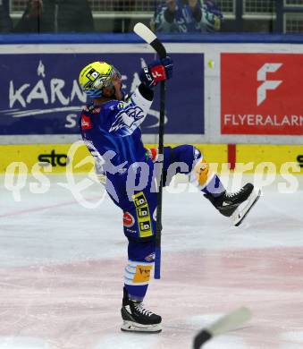 EBEL. Eishockey Bundesliga. EC VSV gegen HK SZ Olimpija Laibach.  Torjubel Anthony Luciani (VSV). Villach, am 6.11.2022.
Foto: Kuess
www.qspictures.net
---
pressefotos, pressefotografie, kuess, qs, qspictures, sport, bild, bilder, bilddatenbank