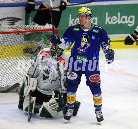 EBEL. Eishockey Bundesliga. EC VSV gegen HK SZ Olimpija Laibach.  Torjubel Arturs Kulda (VSV). Villach, am 6.11.2022.
Foto: Kuess
www.qspictures.net
---
pressefotos, pressefotografie, kuess, qs, qspictures, sport, bild, bilder, bilddatenbank