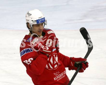 EBEL. Eishockey Bundesliga. EC KAC gegen  spusu Vienna Capitals.  Luka Gomboc (KAC). Klagenfurt, am 6.11.2022.
Foto: Kuess
www.qspictures.net
---
pressefotos, pressefotografie, kuess, qs, qspictures, sport, bild, bilder, bilddatenbank