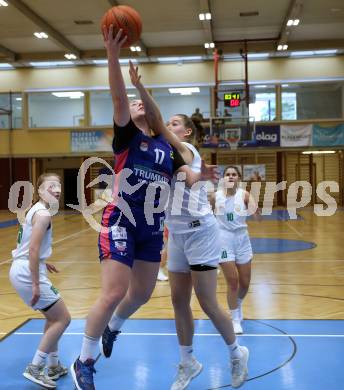 Basketball Damen. AUSTRIA CUP.  KOS Celovec Damen gegen UBSC-DBBC Graz.  Nikolina Sofric (KOS),  Nina Krisper (Graz). Klagenfurt, 12.11.2022.
Foto: Kuess
---
pressefotos, pressefotografie, kuess, qs, qspictures, sport, bild, bilder, bilddatenbank