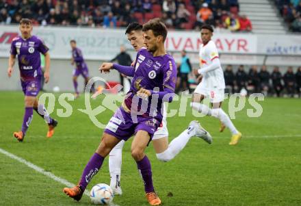 Fussball Bundesliga. SK Austria Klagenfurt gegen FC Red Bull Salzburg.  Thorsten Mahrer,  (Klagenfurt). Klagenfurt, am 13.11.2022.
Foto: Kuess
---
pressefotos, pressefotografie, kuess, qs, qspictures, sport, bild, bilder, bilddatenbank