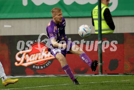 Fussball Bundesliga. SK Austria Klagenfurt gegen FC Red Bull Salzburg.  Christopher Cvetko (Klagenfurt). Klagenfurt, am 13.11.2022.
Foto: Kuess
---
pressefotos, pressefotografie, kuess, qs, qspictures, sport, bild, bilder, bilddatenbank