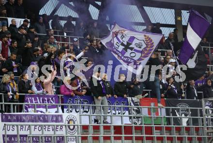 Fussball Bundesliga. SK Austria Klagenfurt gegen FC Red Bull Salzburg.  Fans (Klagenfurt). Klagenfurt, am 13.11.2022.
Foto: Kuess
---
pressefotos, pressefotografie, kuess, qs, qspictures, sport, bild, bilder, bilddatenbank