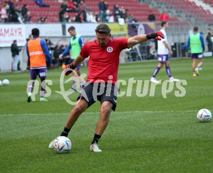 Fussball Bundesliga. SK Austria Klagenfurt gegen FC Red Bull Salzburg.  THOMAS LENUWEIT (Klagenfurt). Klagenfurt, am 13.11.2022.
Foto: Kuess
---
pressefotos, pressefotografie, kuess, qs, qspictures, sport, bild, bilder, bilddatenbank