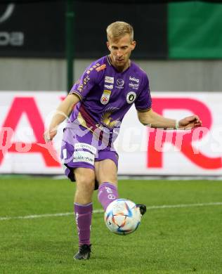 Fussball Bundesliga. SK Austria Klagenfurt gegen FC Red Bull Salzburg.  Christopher Cvetko (Klagenfurt). Klagenfurt, am 13.11.2022.
Foto: Kuess
---
pressefotos, pressefotografie, kuess, qs, qspictures, sport, bild, bilder, bilddatenbank