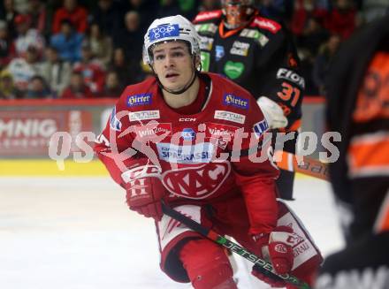 EBEL. Eishockey Bundesliga. EC KAC gegen  Moser Medical Graz99ers.  Kraus Nikolaus (KAC). Klagenfurt, am 15.11.2022.
Foto: Kuess
www.qspictures.net
---
pressefotos, pressefotografie, kuess, qs, qspictures, sport, bild, bilder, bilddatenbank