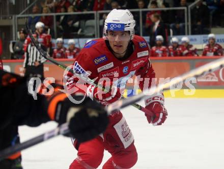 EBEL. Eishockey Bundesliga. EC KAC gegen  Moser Medical Graz99ers.  Hochegger Fabian (KAC). Klagenfurt, am 15.11.2022.
Foto: Kuess
www.qspictures.net
---
pressefotos, pressefotografie, kuess, qs, qspictures, sport, bild, bilder, bilddatenbank