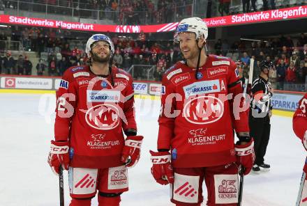 EBEL. Eishockey Bundesliga. EC KAC gegen  Moser Medical Graz99ers. Ticar Rok; Postma Paul  (KAC). Klagenfurt, am 15.11.2022.
Foto: Kuess
www.qspictures.net
---
pressefotos, pressefotografie, kuess, qs, qspictures, sport, bild, bilder, bilddatenbank