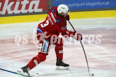 EBEL. Eishockey Bundesliga. EC KAC gegen  HC Pustertal Woelfe. Nicholas Eric Petersen  (KAC). Klagenfurt, am 18.11.2022.
Foto: Kuess
www.qspictures.net
---
pressefotos, pressefotografie, kuess, qs, qspictures, sport, bild, bilder, bilddatenbank