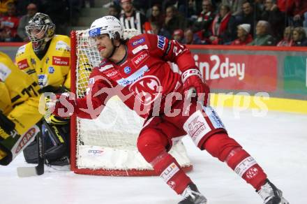 EBEL. Eishockey Bundesliga. EC KAC gegen  HC Pustertal Woelfe.  Thomas Hundertpfund (KAC). Klagenfurt, am 18.11.2022.
Foto: Kuess
www.qspictures.net
---
pressefotos, pressefotografie, kuess, qs, qspictures, sport, bild, bilder, bilddatenbank