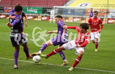 Fussball Woertherseecup. SK Austria Klagenfurt gegen GAK. Michael Blauensteiner, Sinan Karweina (Austria), Paolo Jager (GAK), Klagenfurt, am 19.11.2022.
Foto: Kuess
---
pressefotos, pressefotografie, kuess, qs, qspictures, sport, bild, bilder, bilddatenbank