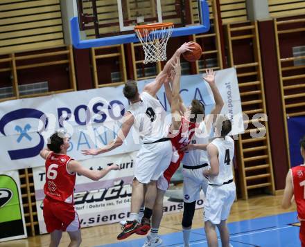 Basketball 2. Liga 2022/2023. Grunddurchgang 7. Runde.  KOS Celovec gegen  Upper Austrian Ballers.  Andrej Blazevic, Dalibor Cevriz, Samuel Seher  (KOS), Luis Streitberger, Dejan Kovacevic  (Austrian Ballers). Klagenfurt, am 20.11.2022.
Foto: Kuess
www.qspictures.net
---
pressefotos, pressefotografie, kuess, qs, qspictures, sport, bild, bilder, bilddatenbank