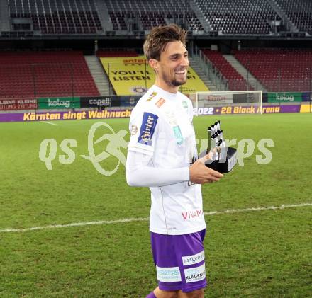 Fussball Woertherseecup. SK Austria Klagenfurt gegen 1860 Muenchen.  Thorsten Mahrer (Austria Klagenfurt). Klagenfurt, 20.11.2022.
Foto: Kuess
---
pressefotos, pressefotografie, kuess, qs, qspictures, sport, bild, bilder, bilddatenbank