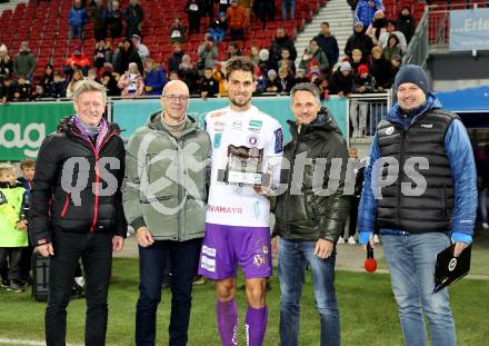 Fussball Woertherseecup. SK Austria Klagenfurt gegen 1860 Muenchen.  Arno Arthofer, Herbert Matschek, Thorsten Mahrer, Patrick Jochum. Klagenfurt, 20.11.2022.
Foto: Kuess
---
pressefotos, pressefotografie, kuess, qs, qspictures, sport, bild, bilder, bilddatenbank