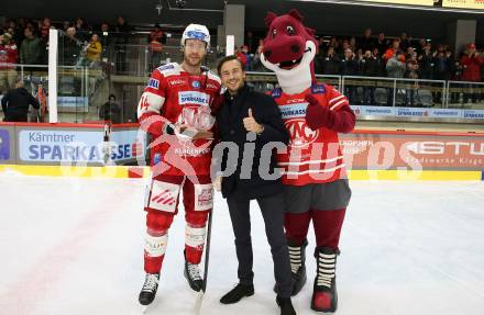 EBEL. Eishockey Bundesliga. EC KAC gegen  Salzburg.  Spieler des Abends Paul Postma (KAC). Klagenfurt, am 9.12.2022.
Foto: Kuess
www.qspictures.net
---
pressefotos, pressefotografie, kuess, qs, qspictures, sport, bild, bilder, bilddatenbank