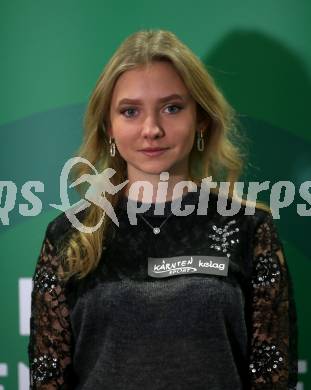 Kaernten Sport. Sportlermeeting. Vertragsunterzeichnung.    Anna Riegler (Pool Billard): Klagenfurt, am 16.12.2022.
Foto: Kuess

---
pressefotos, pressefotografie, kuess, qs, qspictures, sport, bild, bilder, bilddatenbank