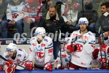 EBEL. Eishockey Bundesliga. VSV gegen KAC. Trainer Petri Matikainen (KAC). Villach, am 20.12.2022.
Foto: Kuess
www.qspictures.net
---
pressefotos, pressefotografie, kuess, qs, qspictures, sport, bild, bilder, bilddatenbank