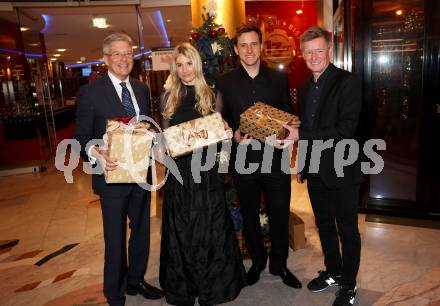 Nacht des Sports. Sportgala. Sportler des Jahres 2022.    Peter Kaiser,  Anna Gasser, Matthias Mayer, Arno Arthofer . Velden, am 21.12.2022.
Foto: Kuess
www.qspictures.net


---
pressefotos, pressefotografie, kuess, qs, qspictures, sport, bild, bilder, bilddatenbank