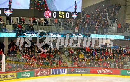 EBEL. Eishockey Bundesliga. EC KAC gegen  Steinbach Black Wings Linz.  Fans (KAC). Klagenfurt, am 30.12.2022.
Foto: Kuess
www.qspictures.net
---
pressefotos, pressefotografie, kuess, qs, qspictures, sport, bild, bilder, bilddatenbank