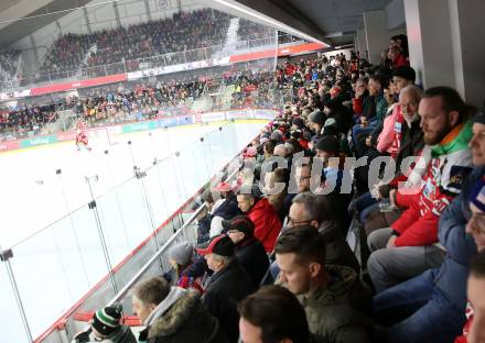 EBEL. Eishockey Bundesliga. EC KAC gegen  Steinbach Black Wings Linz.  Fans (KAC). Klagenfurt, am 30.12.2022.
Foto: Kuess
www.qspictures.net
---
pressefotos, pressefotografie, kuess, qs, qspictures, sport, bild, bilder, bilddatenbank