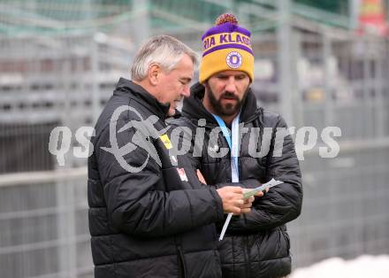 Fussball Bundesliga. Training SK Austria Klagenfurt.   Trainer Peter Pacult, Sandro Zakany . Klagenfurt, am 4.1.2023.
Foto: Kuess


---
pressefotos, pressefotografie, kuess, qs, qspictures, sport, bild, bilder, bilddatenbank