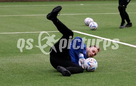 Fussball Bundesliga. Training SK Austria Klagenfurt.   Marco Knaller . Klagenfurt, am 4.1.2023.
Foto: Kuess


---
pressefotos, pressefotografie, kuess, qs, qspictures, sport, bild, bilder, bilddatenbank