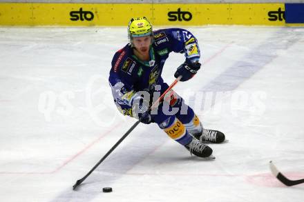 EBEL. Eishockey Bundesliga. EC VSV gegen BEMER Pioneers Vorarlberg.   John Hughes  (VSV). Villach, am 8.1.2023
Foto: Kuess
www.qspictures.net
---
pressefotos, pressefotografie, kuess, qs, qspictures, sport, bild, bilder, bilddatenbank