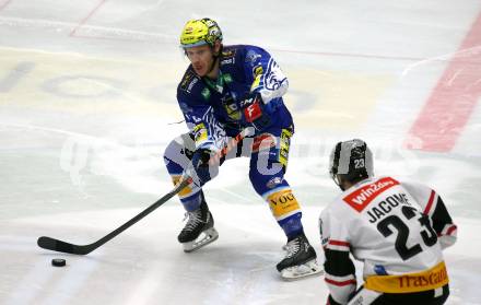 EBEL. Eishockey Bundesliga. EC VSV gegen BEMER Pioneers Vorarlberg.   John Hughes,   (VSV). Villach, am 8.1.2023
Foto: Kuess
www.qspictures.net
---
pressefotos, pressefotografie, kuess, qs, qspictures, sport, bild, bilder, bilddatenbank