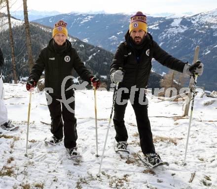 Fussball Bundesliga. Team Building Austria Klagenfurt.  Fabian Miesenboeck, Sandro Zakany .  Bad Kleinkirchheim, am 11.1.2023.
Foto: Kuess


---
pressefotos, pressefotografie, kuess, qs, qspictures, sport, bild, bilder, bilddatenbank