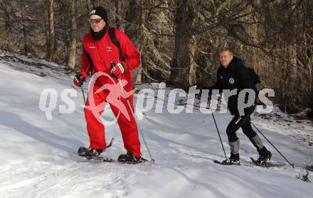 Fussball Bundesliga. Team Building Austria Klagenfurt.   Bernhard Sussitz, Christopher Cvetko.  Bad Kleinkirchheim, am 11.1.2023.
Foto: Kuess


---
pressefotos, pressefotografie, kuess, qs, qspictures, sport, bild, bilder, bilddatenbank