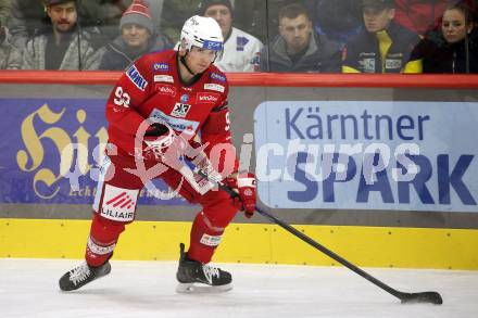 EBEL. Eishockey Bundesliga. EC KAC gegen  HC TIWAG Innsbruck. Clemens Unterweger (KAC). Klagenfurt, am 13.1.2023.
Foto: Kuess
www.qspictures.net
---
pressefotos, pressefotografie, kuess, qs, qspictures, sport, bild, bilder, bilddatenbank