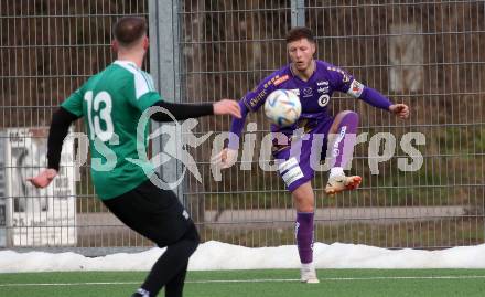 Fussball Testspiel. SK Austria KLagenfurt gegen Voelkermarkt.  Fabian Miesenboeck . Klagenfurt, am 14.1.2023.
Foto: Kuess


---
pressefotos, pressefotografie, kuess, qs, qspictures, sport, bild, bilder, bilddatenbank