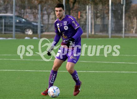 Fussball Testspiel. SK Austria KLagenfurt gegen Voelkermarkt.  Nikola Djoric . Klagenfurt, am 14.1.2023.
Foto: Kuess


---
pressefotos, pressefotografie, kuess, qs, qspictures, sport, bild, bilder, bilddatenbank