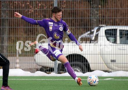 Fussball Testspiel. SK Austria KLagenfurt gegen Voelkermarkt.  Fabian Miesenboeck . Klagenfurt, am 14.1.2023.
Foto: Kuess


---
pressefotos, pressefotografie, kuess, qs, qspictures, sport, bild, bilder, bilddatenbank