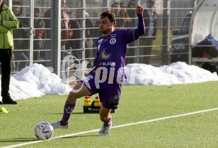 Fussball Testspiel. SK Austria KLagenfurt gegen Voelkermarkt.  Simon Straudi . Klagenfurt, am 14.1.2023.
Foto: Kuess


---
pressefotos, pressefotografie, kuess, qs, qspictures, sport, bild, bilder, bilddatenbank