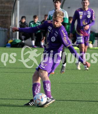 Fussball Testspiel. SK Austria KLagenfurt gegen Voelkermarkt.   Christopher Cvetko. Klagenfurt, am 14.1.2023.
Foto: Kuess


---
pressefotos, pressefotografie, kuess, qs, qspictures, sport, bild, bilder, bilddatenbank