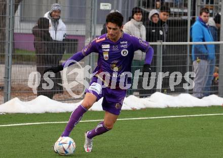 Fussball Testspiel. SK Austria KLagenfurt gegen Voelkermarkt.  Sebastian Soto . Klagenfurt, am 14.1.2023.
Foto: Kuess


---
pressefotos, pressefotografie, kuess, qs, qspictures, sport, bild, bilder, bilddatenbank