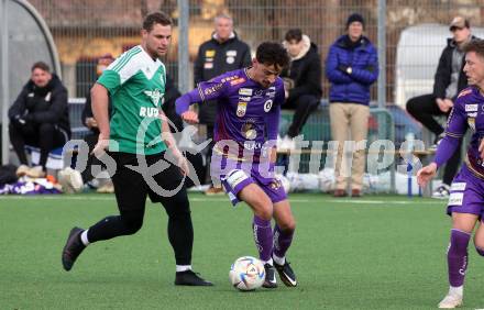 Fussball Testspiel. SK Austria KLagenfurt gegen Voelkermarkt.  Vesel Demaku . Klagenfurt, am 14.1.2023.
Foto: Kuess


---
pressefotos, pressefotografie, kuess, qs, qspictures, sport, bild, bilder, bilddatenbank