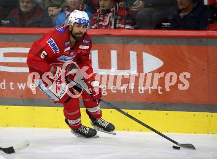 EBEL. Eishockey Bundesliga. EC KAC gegen  Hydro Fehervar AV 19.  Lucas Lessio  (KAC),. Klagenfurt, am 17.1.2023.
Foto: Kuess
www.qspictures.net
---
pressefotos, pressefotografie, kuess, qs, qspictures, sport, bild, bilder, bilddatenbank