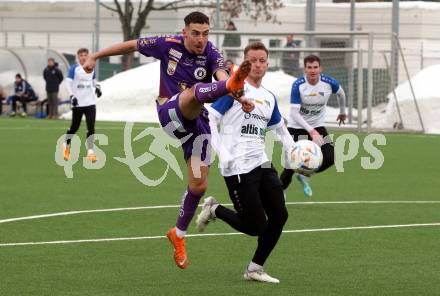 Fussball Testspiel. SK Austria Klagenfurt gegen Treibach.  Sinan Karweina  (Klagenfurt). Klagenfurt, am 28.1.2023.
Foto: Kuess


---
pressefotos, pressefotografie, kuess, qs, qspictures, sport, bild, bilder, bilddatenbank