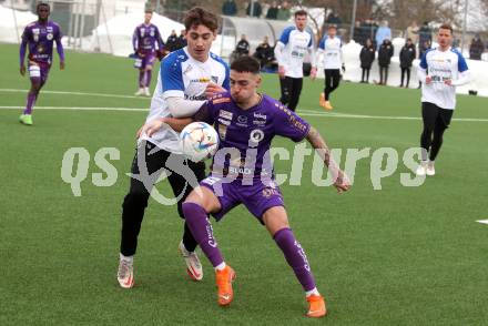 Fussball Testspiel. SK Austria Klagenfurt gegen Treibach.   Sinan Karweina (Klagenfurt). Klagenfurt, am 28.1.2023.
Foto: Kuess


---
pressefotos, pressefotografie, kuess, qs, qspictures, sport, bild, bilder, bilddatenbank