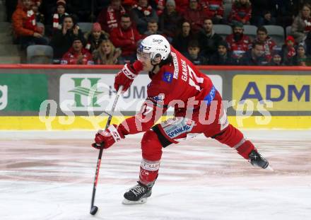 EBEL. Eishockey Bundesliga. EC KAC gegen Asiago Hockey.  Manuel Ganahl   (KAC).  Klagenfurt, am 5.2.2023.
Foto: Kuess
www.qspictures.net
---
pressefotos, pressefotografie, kuess, qs, qspictures, sport, bild, bilder, bilddatenbank