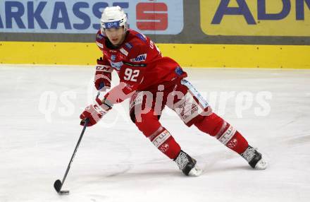 EBEL. Eishockey Bundesliga. EC KAC gegen Asiago Hockey.   Clemens Unterweger  (KAC).  Klagenfurt, am 5.2.2023.
Foto: Kuess
www.qspictures.net
---
pressefotos, pressefotografie, kuess, qs, qspictures, sport, bild, bilder, bilddatenbank