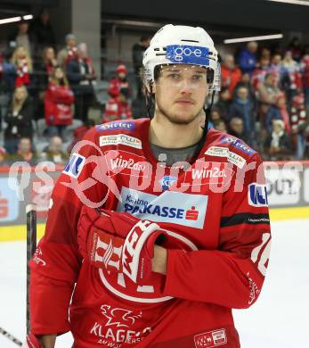 EBEL. Eishockey Bundesliga. EC KAC gegen HCB Suedtirol Alperia.   Simeon Schwinger  (KAC). Klagenfurt, am 17.2.2023.
Foto: Kuess
www.qspictures.net
---
pressefotos, pressefotografie, kuess, qs, qspictures, sport, bild, bilder, bilddatenbank