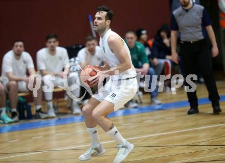 Basketball 2. Liga 2022/2023. Grunddurchgang 17. Runde.  KOS Celovec gegen Kufstein Towers.  Dalibor Cevriz (KOS),  Klagenfurt, am 18.2.2023.
Foto: Kuess
www.qspictures.net
---
pressefotos, pressefotografie, kuess, qs, qspictures, sport, bild, bilder, bilddatenbank