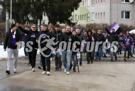 Fussball Bundesliga. SK Austria Klagenfurt gegen RZ Pellets WAC.   Fans (Klagenfurt). Klagenfurt, am 18.2.2023.
Foto: Kuess
---
pressefotos, pressefotografie, kuess, qs, qspictures, sport, bild, bilder, bilddatenbank