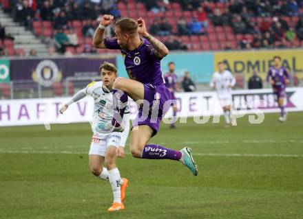 Fussball Bundesliga. SK Austria Klagenfurt gegen RZ Pellets WAC.  Florian Jaritz (Klagenfurt). Klagenfurt, am 18.2.2023.
Foto: Kuess
---
pressefotos, pressefotografie, kuess, qs, qspictures, sport, bild, bilder, bilddatenbank