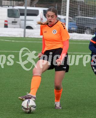 Fussball Testspiel Frauen. SK Austria Klagenfurt gegen FC Bergheim.  Alina-Marie Vaschauner (Klagenfurt). Klagenfurt, am 18.2.2023.
Foto: Kuess
---
pressefotos, pressefotografie, kuess, qs, qspictures, sport, bild, bilder, bilddatenbank