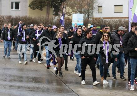 Fussball Bundesliga. SK Austria Klagenfurt gegen RZ Pellets WAC.  Fans (Klagenfurt). Klagenfurt, am 18.2.2023.
Foto: Kuess
---
pressefotos, pressefotografie, kuess, qs, qspictures, sport, bild, bilder, bilddatenbank